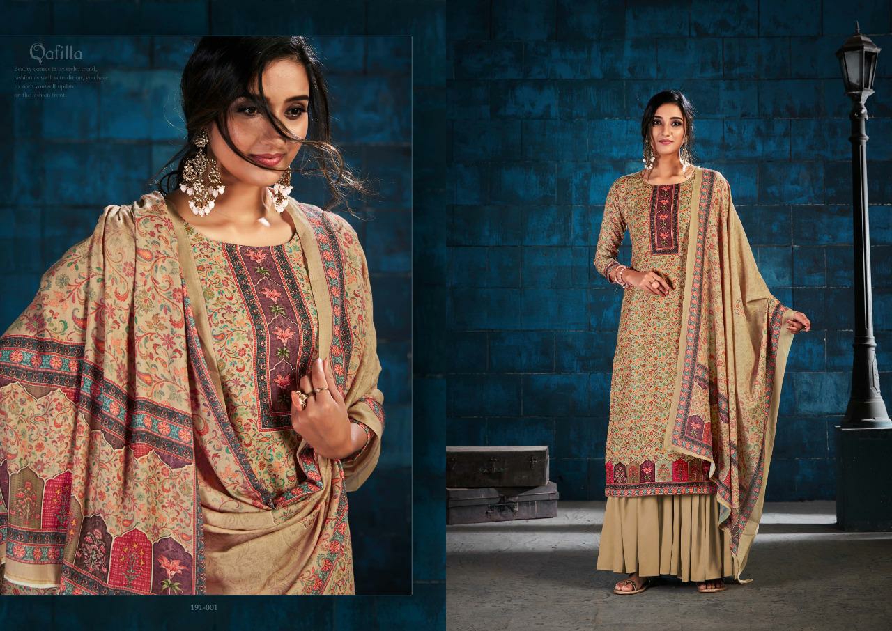 Sargam Print Presents Qafilla Winter Wear Pashmina Digital Printed Plazzo Style Salwar Suit Catalogue Wholesaler