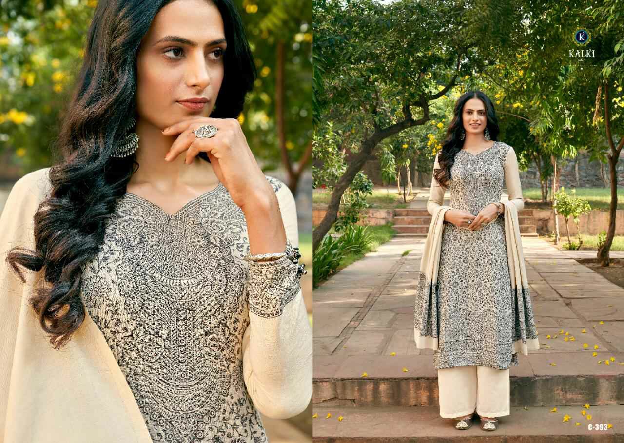 Kalki Fashion Presents Gulmohar Vol-3 Pashmina Designer Plazzo Salwar Suit Wholesaler