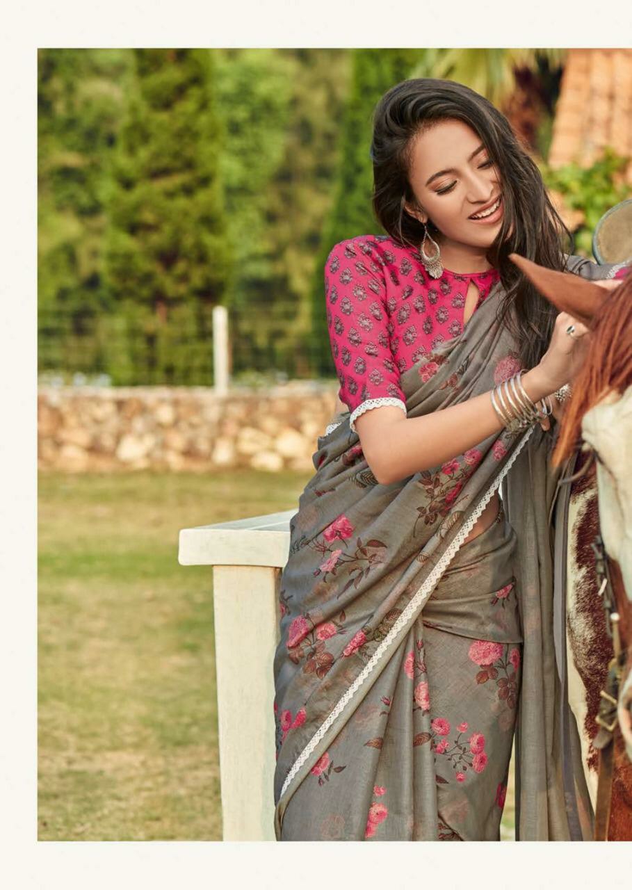 Lt Sarees Presents Vamika Designer Manipuram Silk Printed Sarees Collection At Wholesale