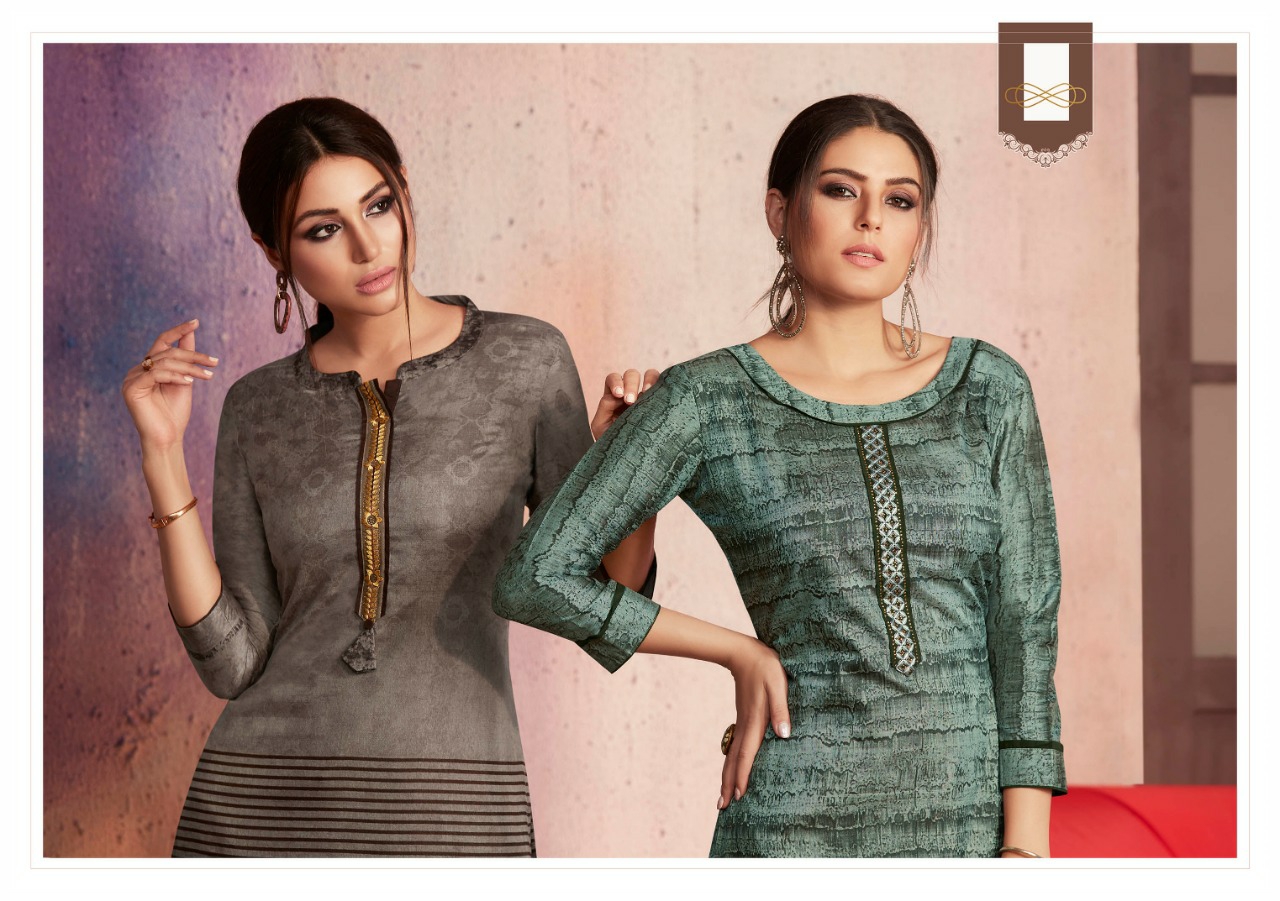 Kajree Presents Dark Fantasy Vol-6 Rangoli Georgette Digital Printed Straight Kurtis Catalog Wholesaler