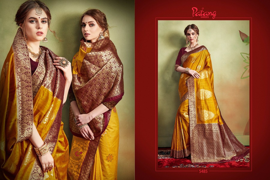 Patang Sarees Presents Anokhi Mongasilk Treaditional Wear Sarees Collection