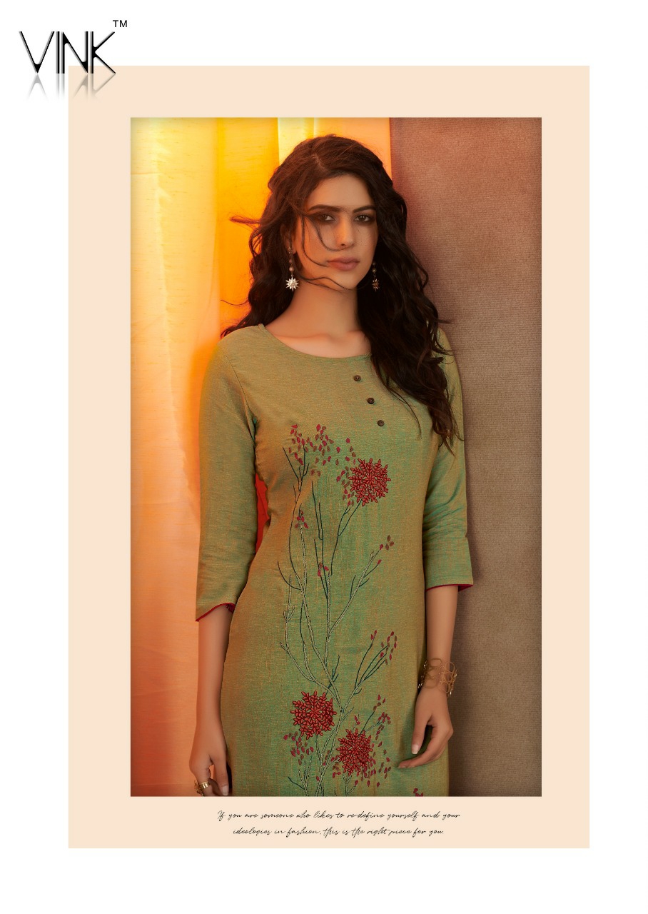 Vink Presents Venice Vol-7 Beautiful Designer Viscous Kurtis With Plazzo Collection At Wholesale