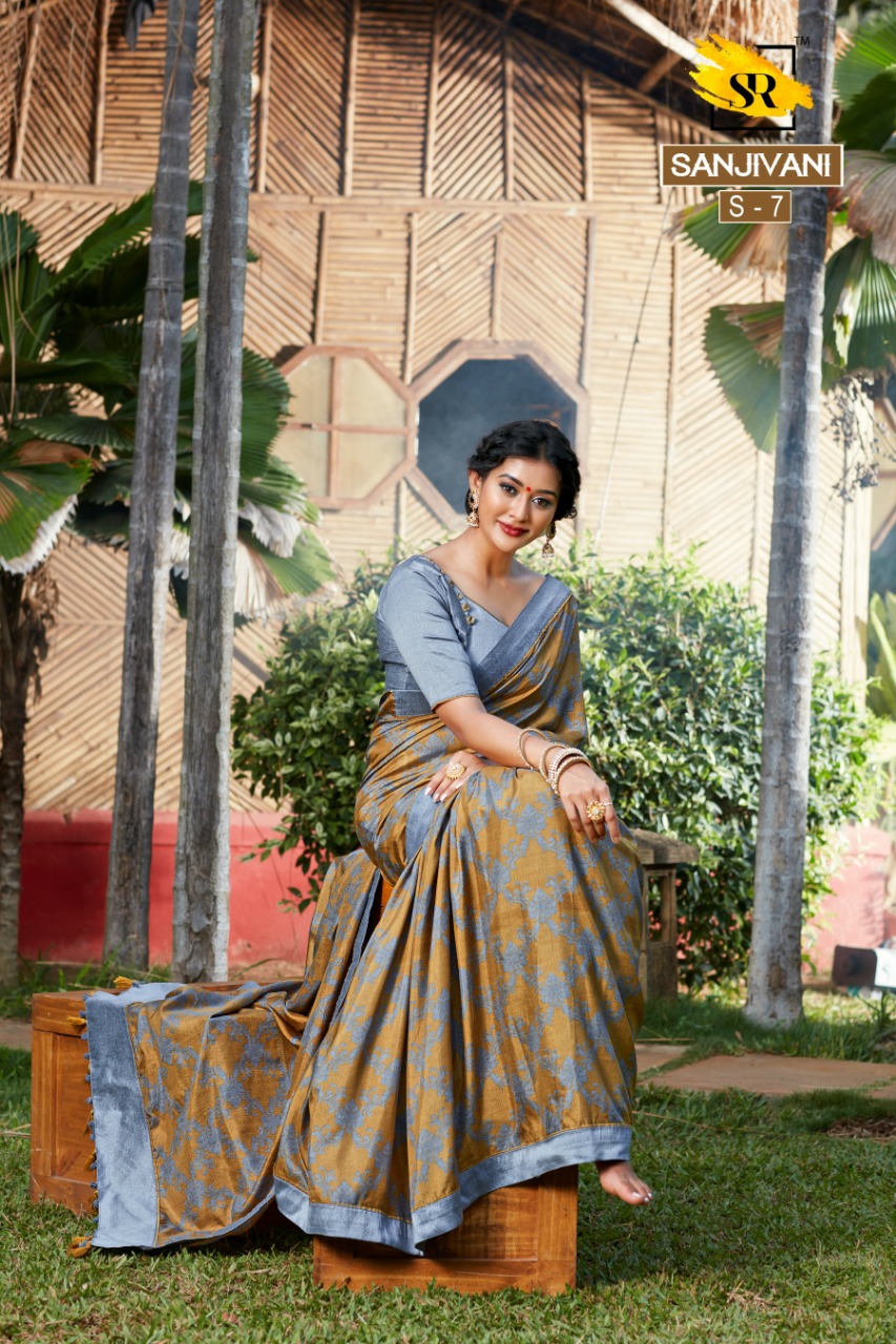 Sr Sarees Presents Sanjivani Pure Dola Silk Printed Traditional Wear Silk Sarees Catalog Wholesaler