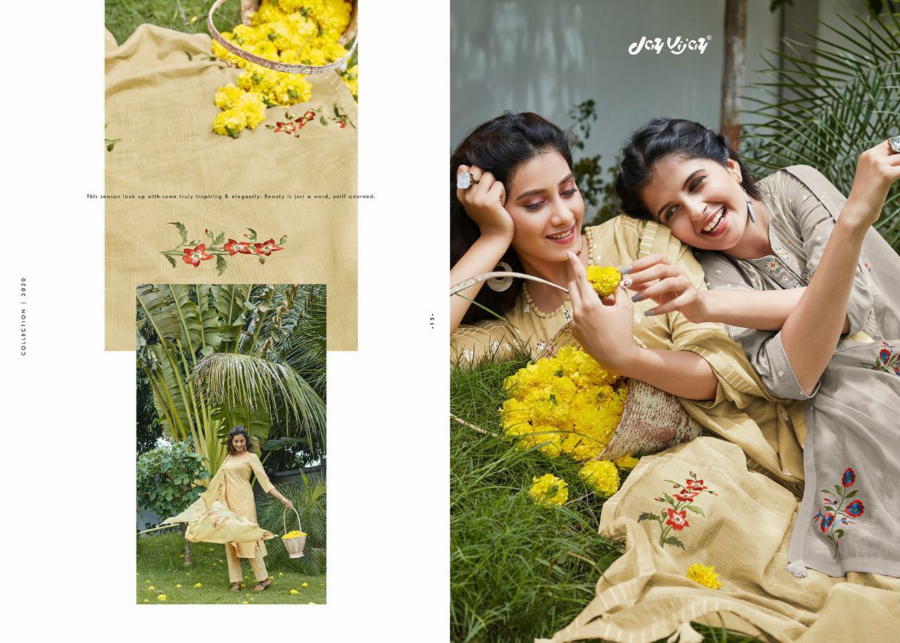 Jay Vijay Presents Laurel Vol-2 Lawn Cotton Khadi Print Salwar Kameez Wholesaler
