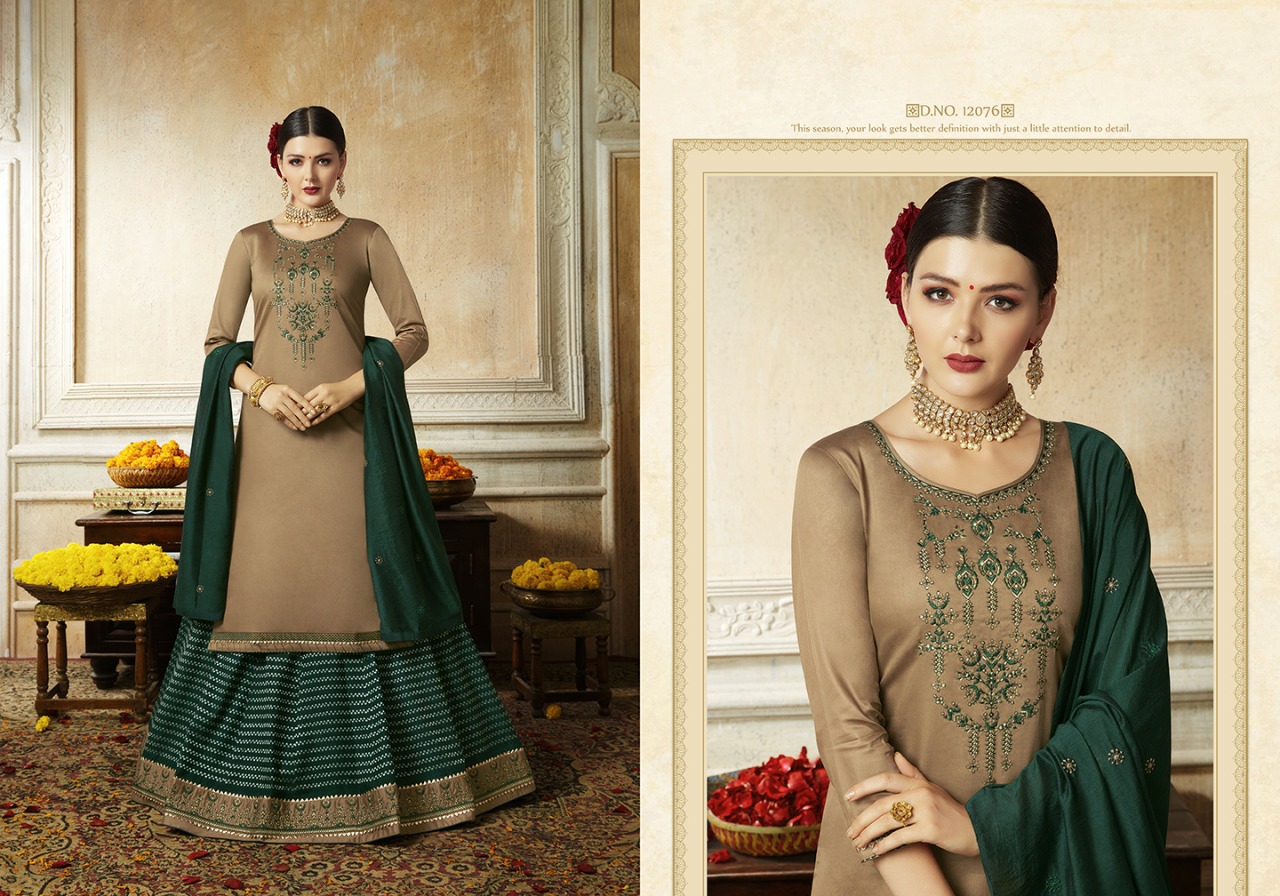 Kivi Presents Malang With Lehenga Beautiful Designer Party Wear Top With Skirt Readymade Collection At Wholesale