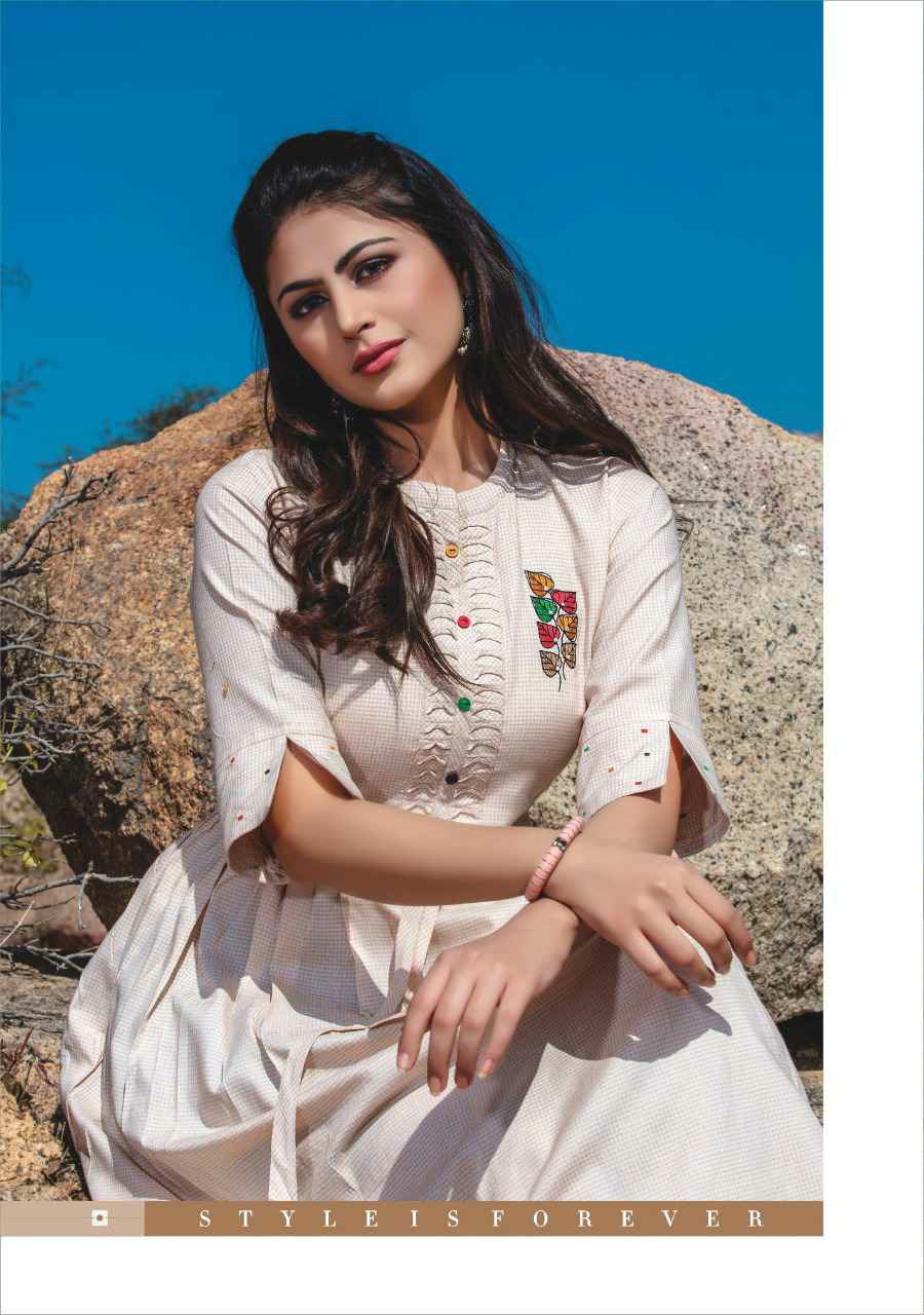 Kiana Presents Free Bird Rayon Designer Stylish Kurtis Cataloge Wholesaler