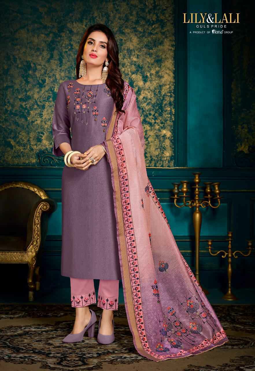 Lily And Lali Presents Monalisa 2 Designer Party Wear Kurtis With Bottom And Digital Printed Dupatta Collection At Wholesale