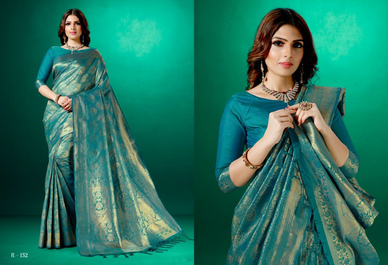 Aura Sarees Presents Sia Exclusive Designer South India Silk Sarees Catalogue Wholesaler