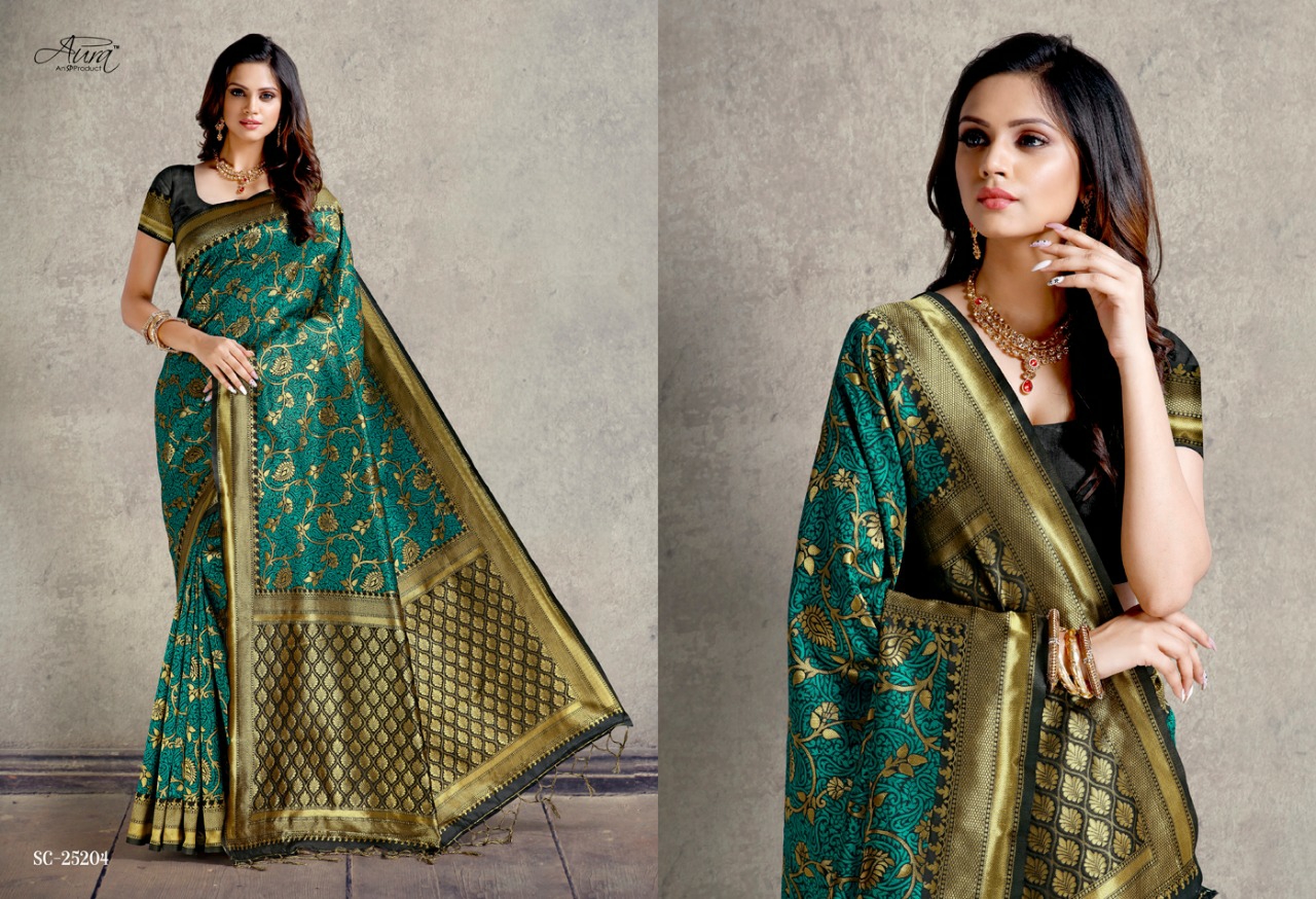 Aura Presents Diti South India Silk Traditional Wear Sarees Collection At Wholesale Prices