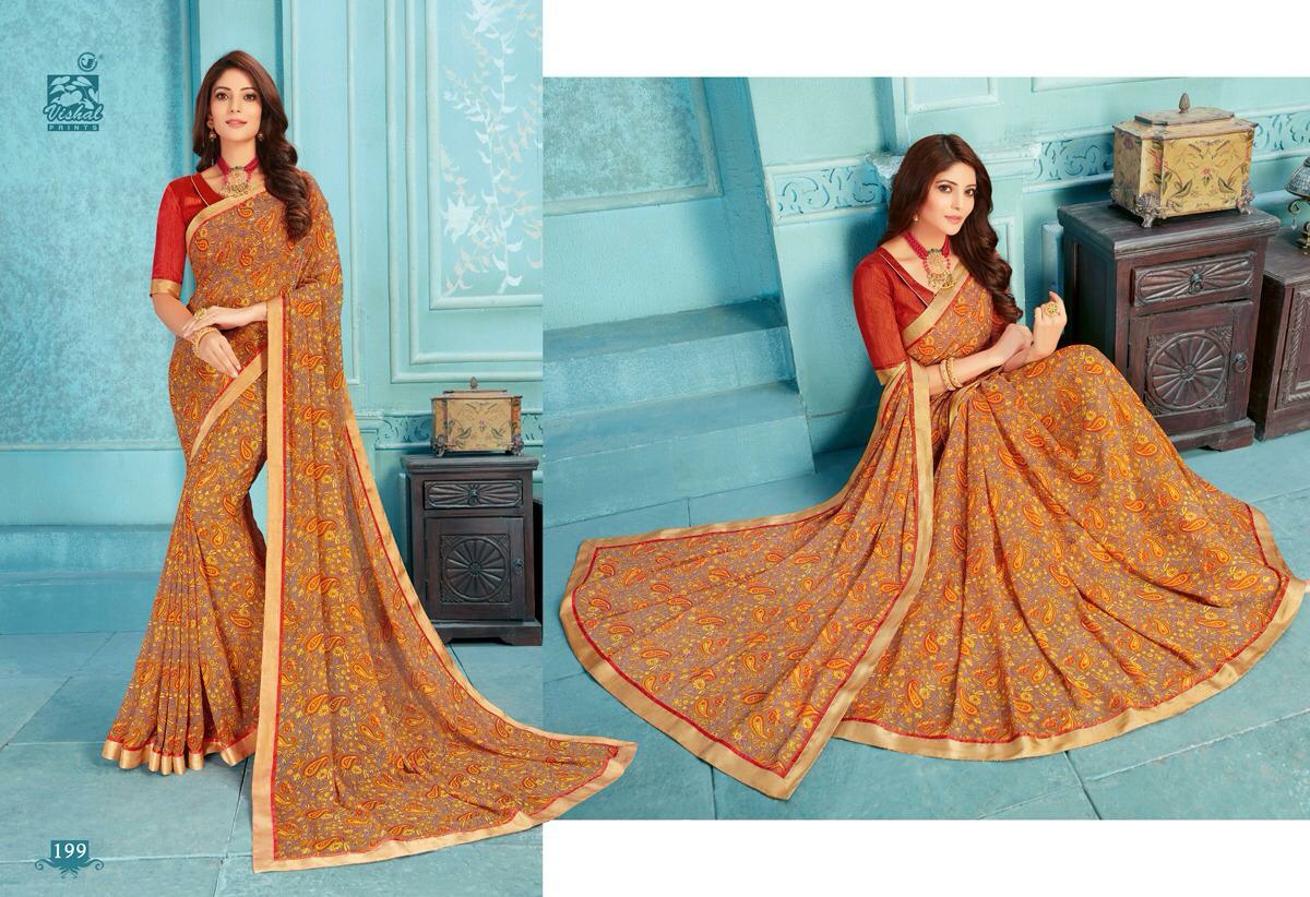 Vishal Sarees Presents Shivali Summer Wear Special Printed Sarees Catalogue Wholesaler