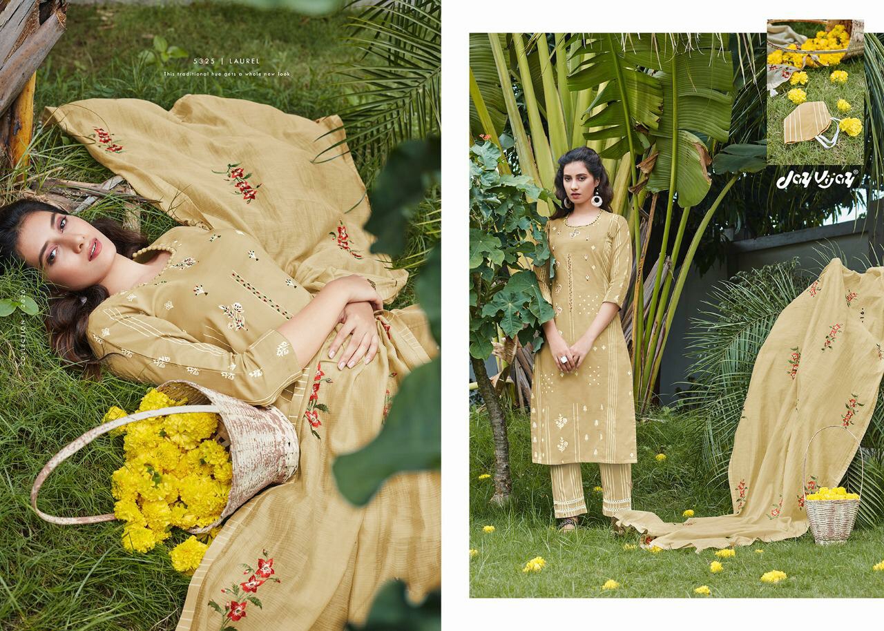 Jay Vijay Presents Laurel Vol-2 Lawn Cotton Khadi Print Salwar Kameez Wholesaler