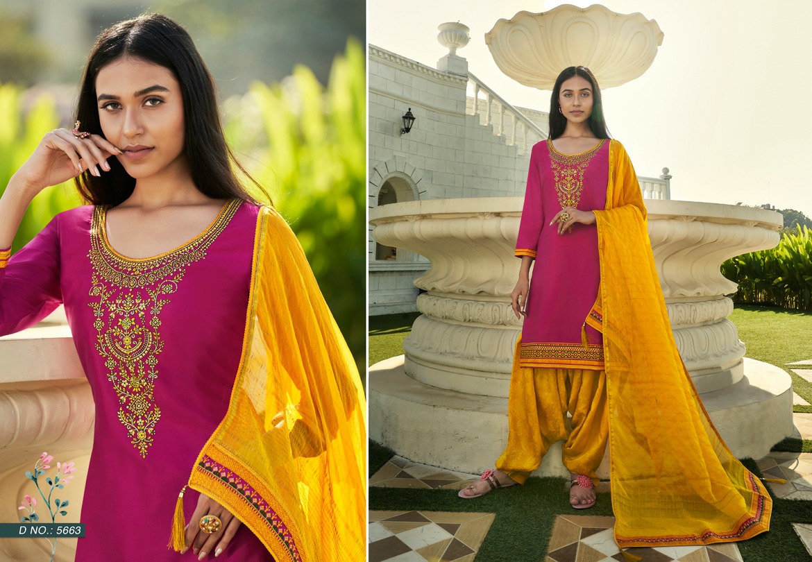 Kessi Presents Shangar By Patiala House Vol-18 Jam Silk With Embroidery Work Punjabi Style Patiala Salwar Suit Catalogue Wholesaler