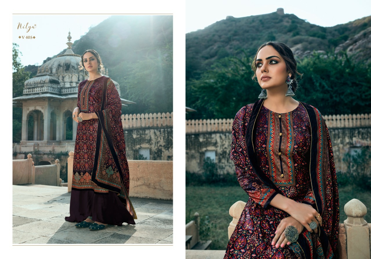 Lt Nitya Presents Velvet Vol-4 Exclusive Designer Digital Printed Salwar Suit Wholesaler
