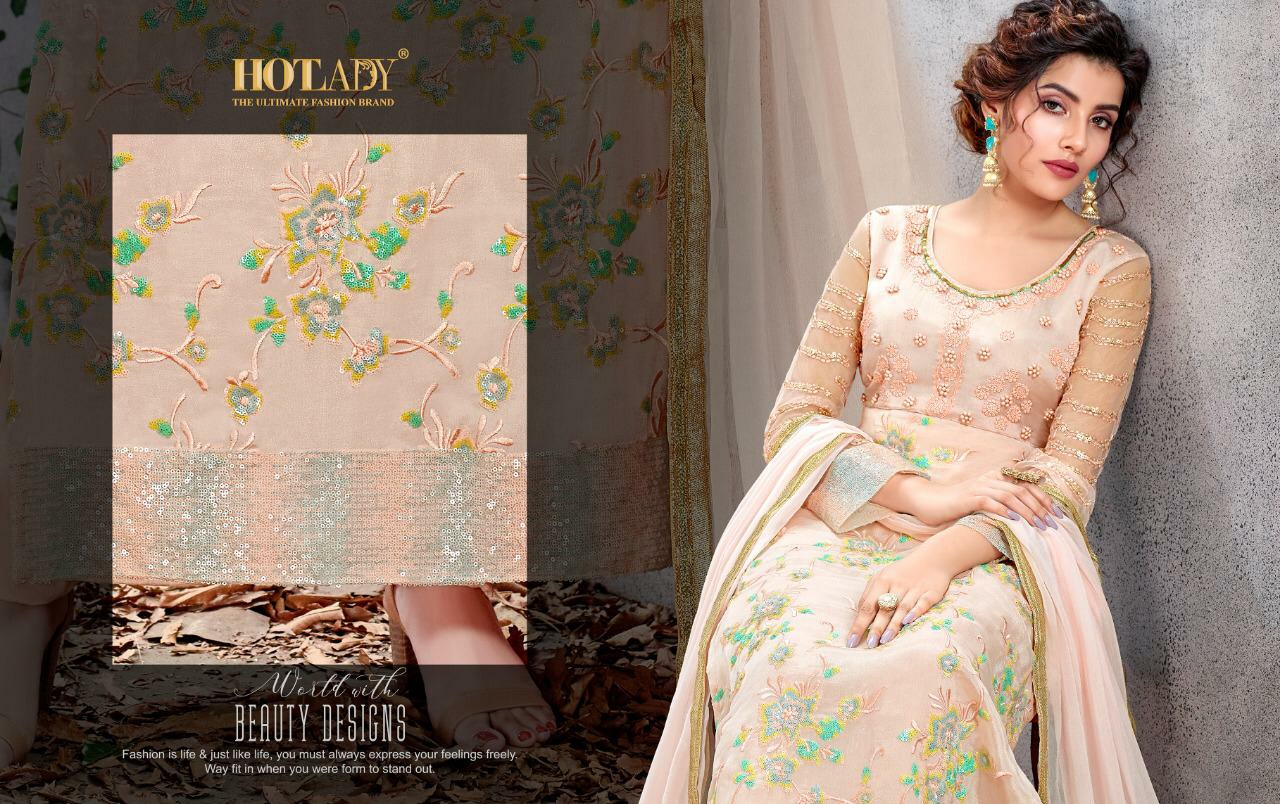 Hotlady Presents Arshiya Party Wear Fully Straight Length Salwar Suit Catalog Wholesaler