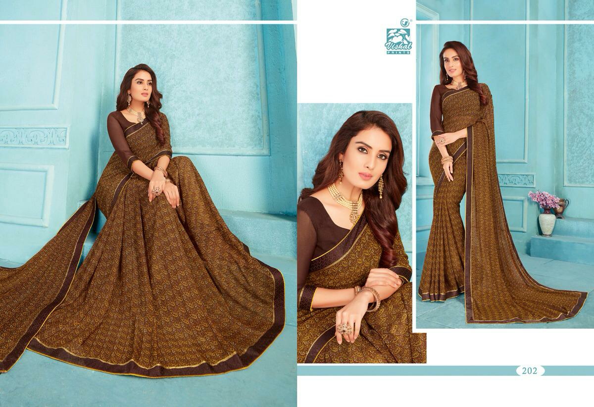 Vishal Sarees Presents Shivali Summer Wear Special Printed Sarees Catalogue Wholesaler