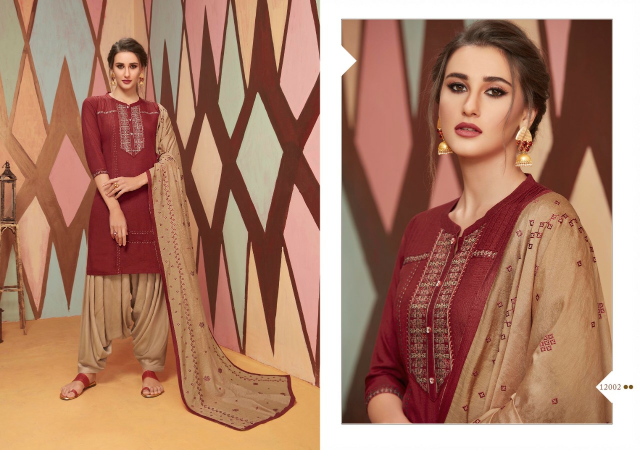Kajree Presents Artist By Patiala Vol-4 Flex Rayon With Embroidery Work Readymade Patiala Salwar Suit Catalogue Wholesaler