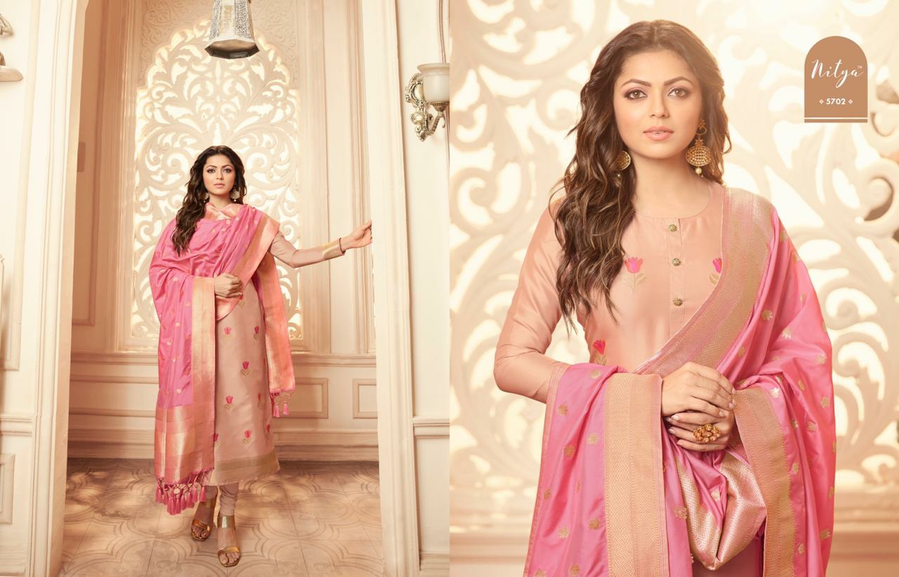 Lt Presents Nitya Vol-157 Exclusive Designer Party Wear Straight Salwar Suit Catalog Wholesaler