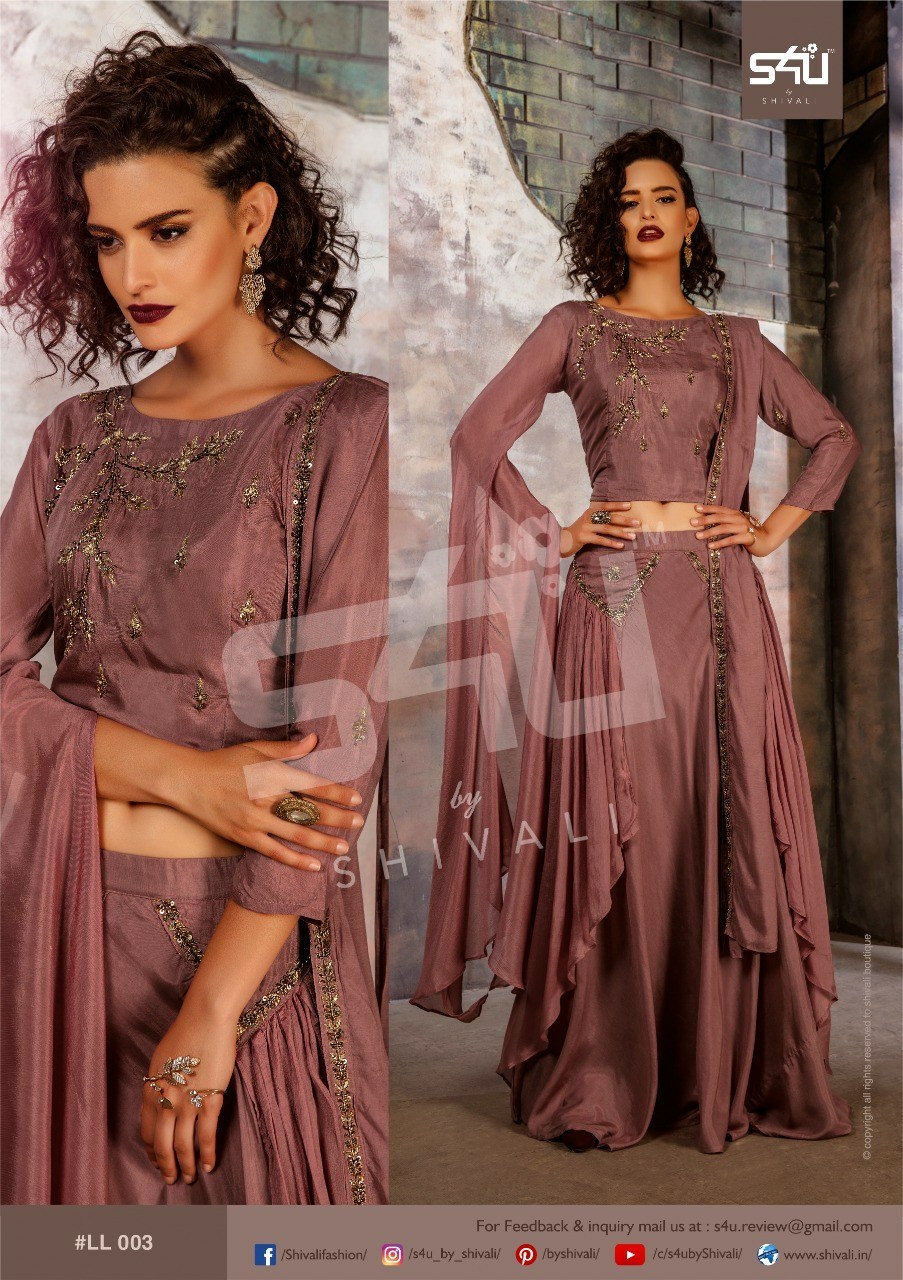 S4u Presents Limelight Exclusive Collection Of Readymade Western Style Gown Style Kurtis Catalogue Wholesaler