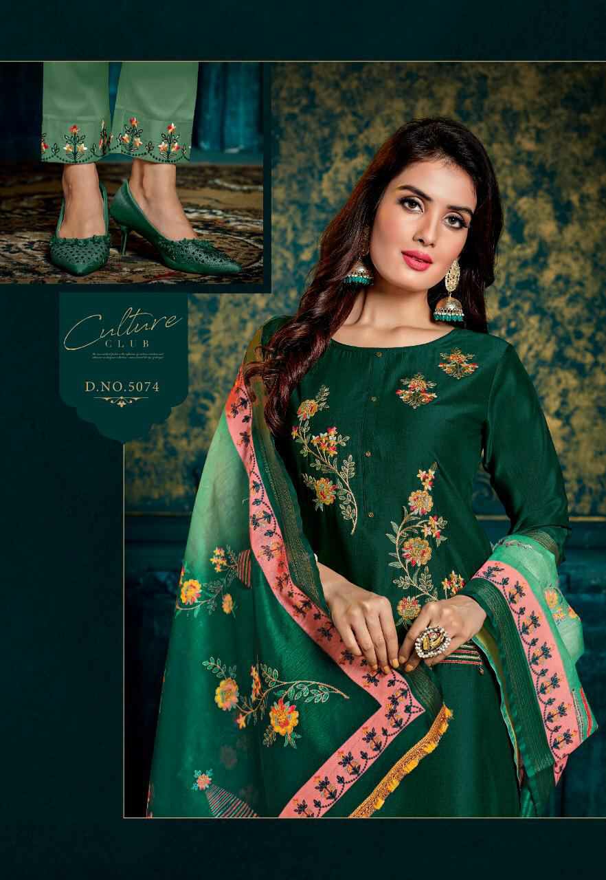 Lily And Lali Presents Monalisa 2 Designer Party Wear Kurtis With Bottom And Digital Printed Dupatta Collection At Wholesale