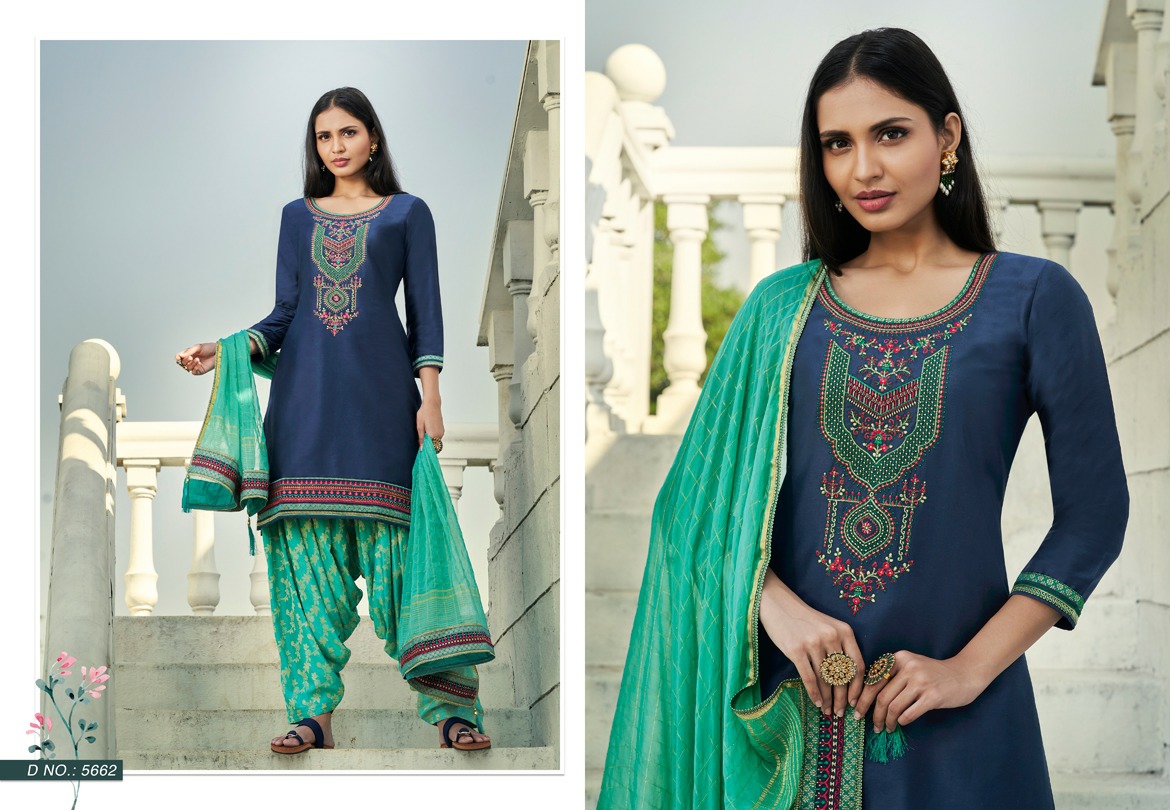 Kessi Presents Shangar By Patiala House Vol-18 Jam Silk With Embroidery Work Punjabi Style Patiala Salwar Suit Catalogue Wholesaler