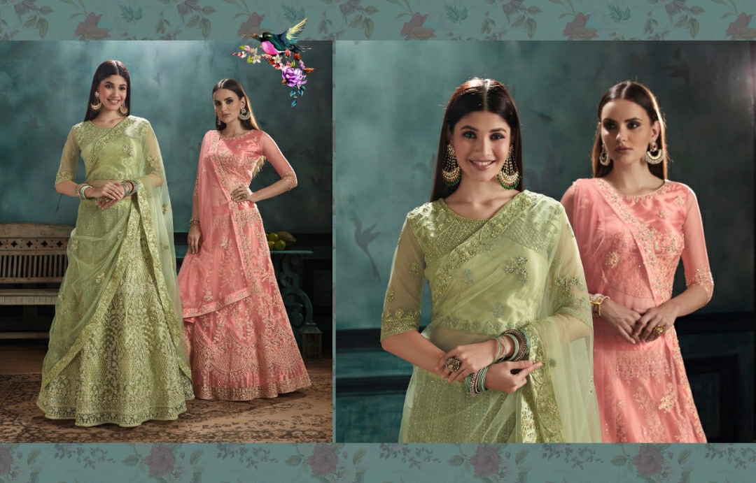 Kessi Sarees Presents Zarkan 3031 To 3038 Series Bridal Designer Lehenga Choli Catalogue Wholesaler