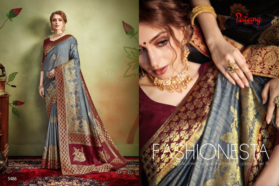 Patang Sarees Presents Anokhi Mongasilk Treaditional Wear Sarees Collection