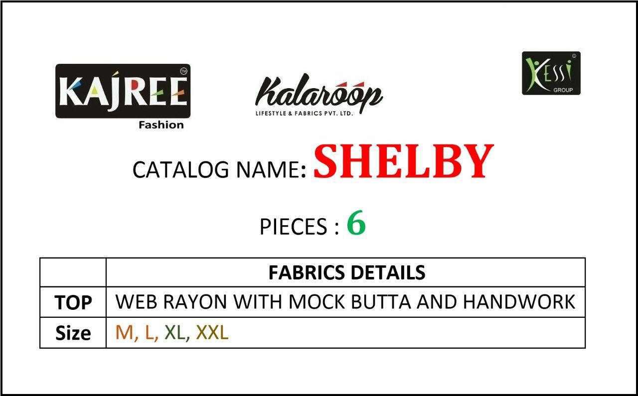 Kalaroop Presents Shelby Rayon Embroidery Work Kurtis Cataloge 6