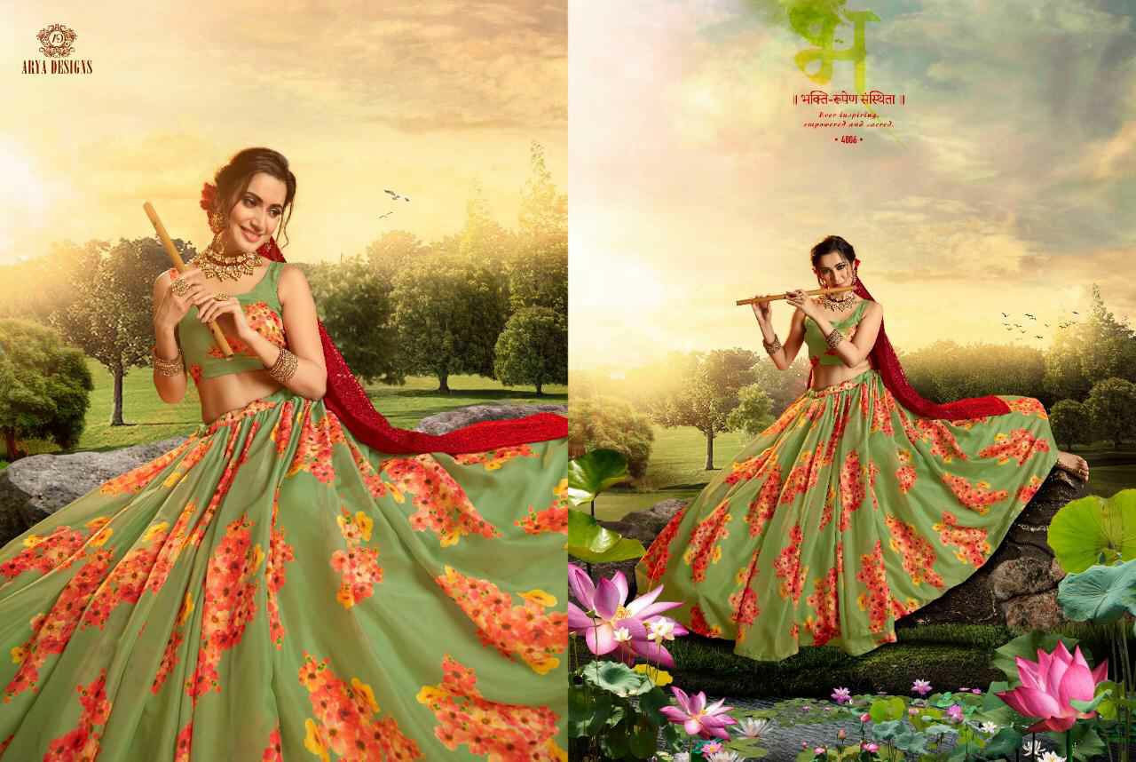 Arya Designer Presents Devi 4801-4807 Series Exclusive Designer Printed Lehenga Choli Cataloge Collection