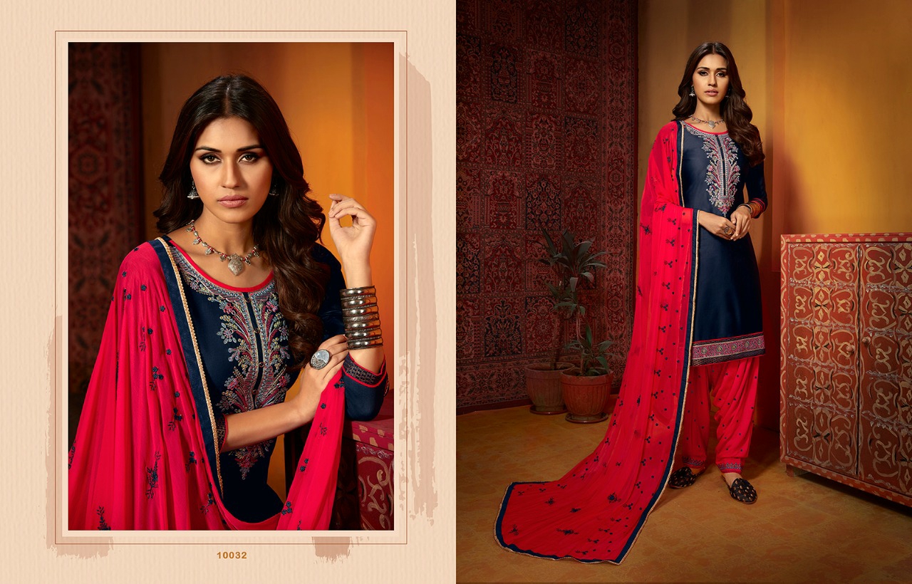 Kajree Fashion Presents Fashion Of Patiala Vol-25 Punjabi Style Cotton Readymade Patiala Salwar Suit Catalogue Wholesaler
