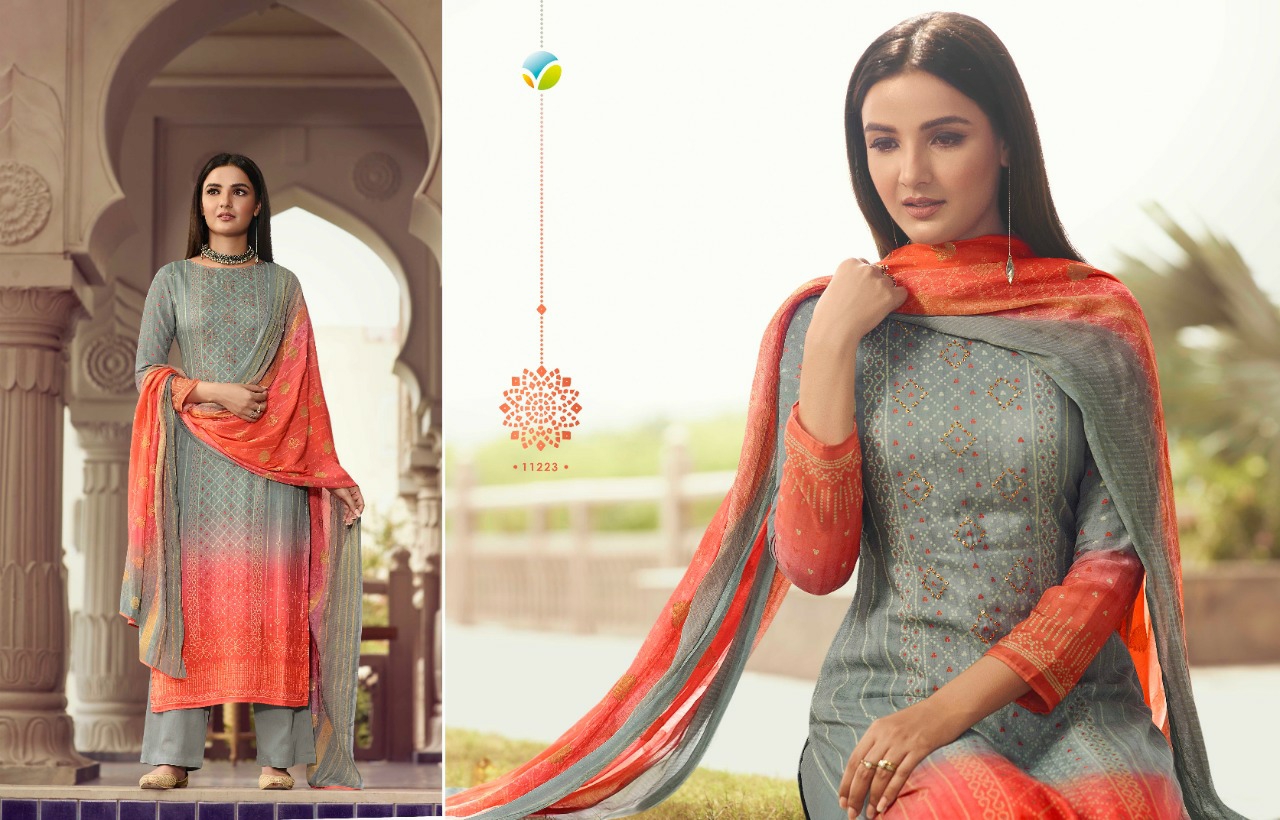 Vinay Presents Kervin Poonam Cotton Silk Pading Colorful Salwar Suit Catalog Wholesaler