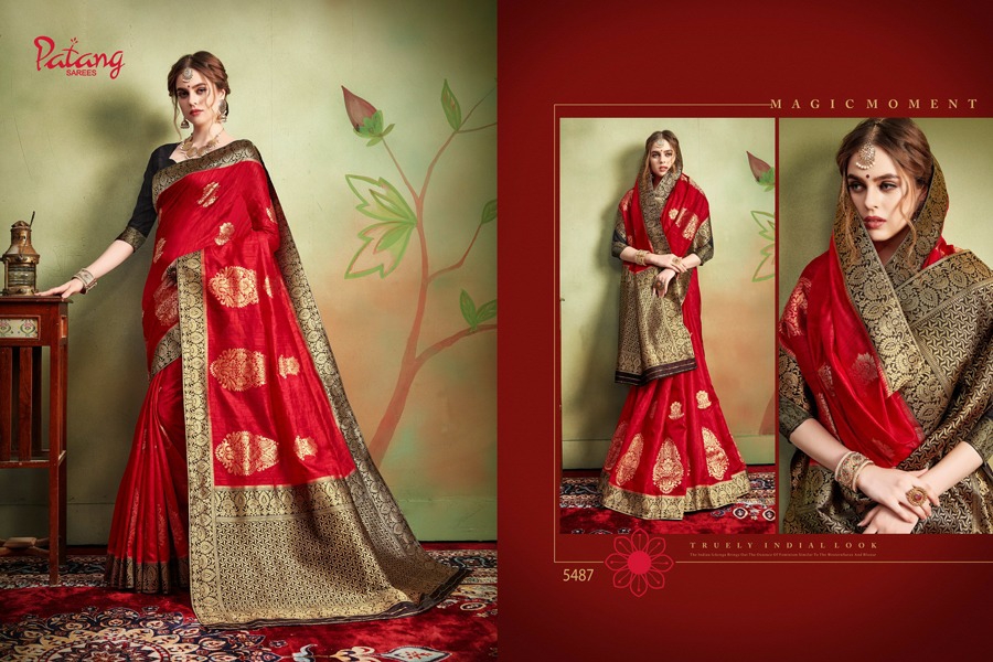 Patang Sarees Presents Anokhi Mongasilk Treaditional Wear Sarees Collection