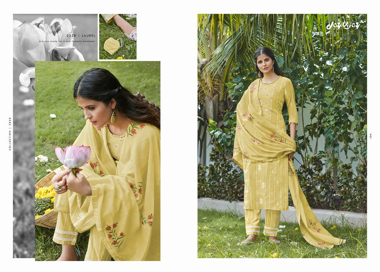 Jay Vijay Presents Laurel Vol-2 Lawn Cotton Khadi Print Salwar Kameez Wholesaler