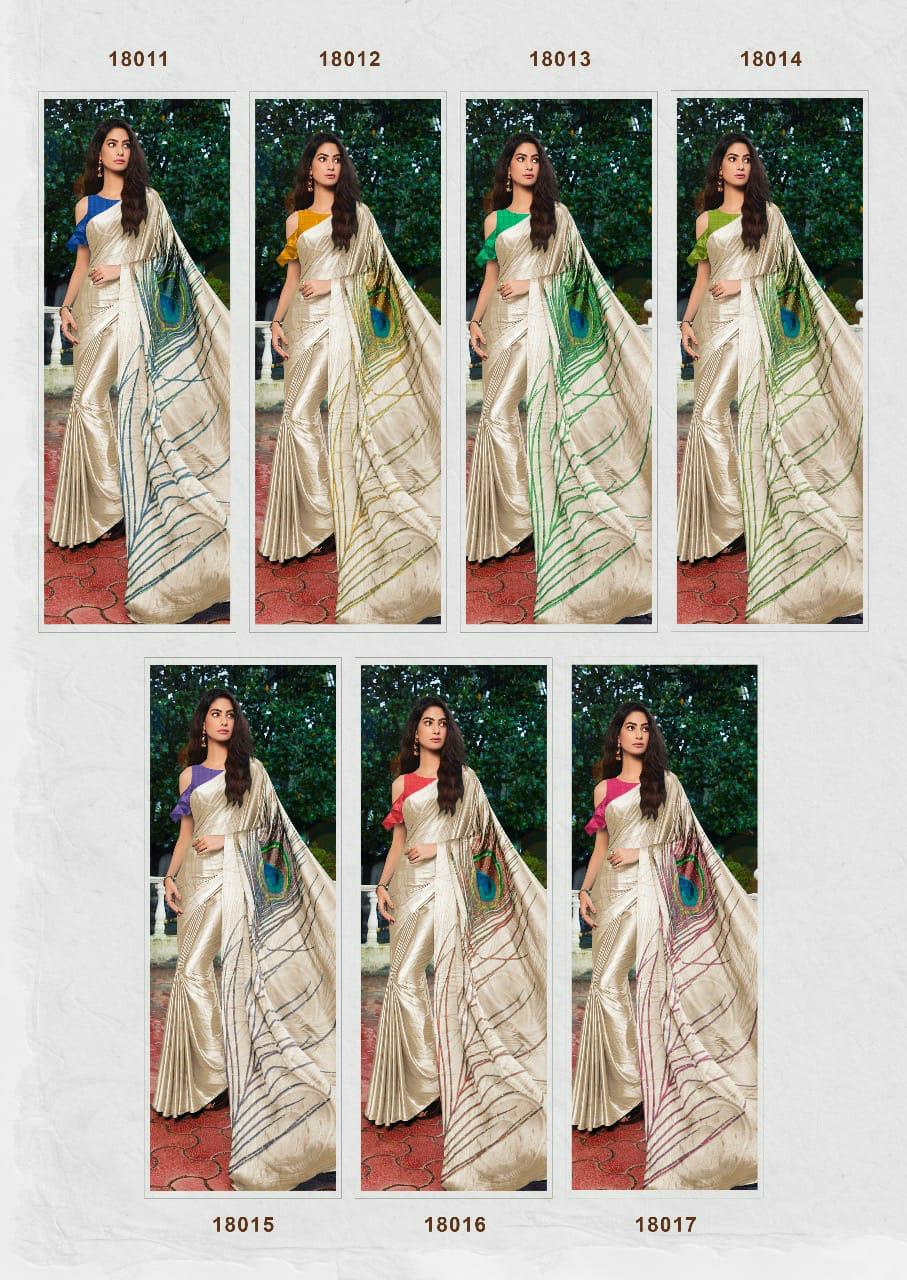 Mintorshi Presents Morpankh Beautiful Peacock Designer Party Wear Sarees Catalogue Wholesaler