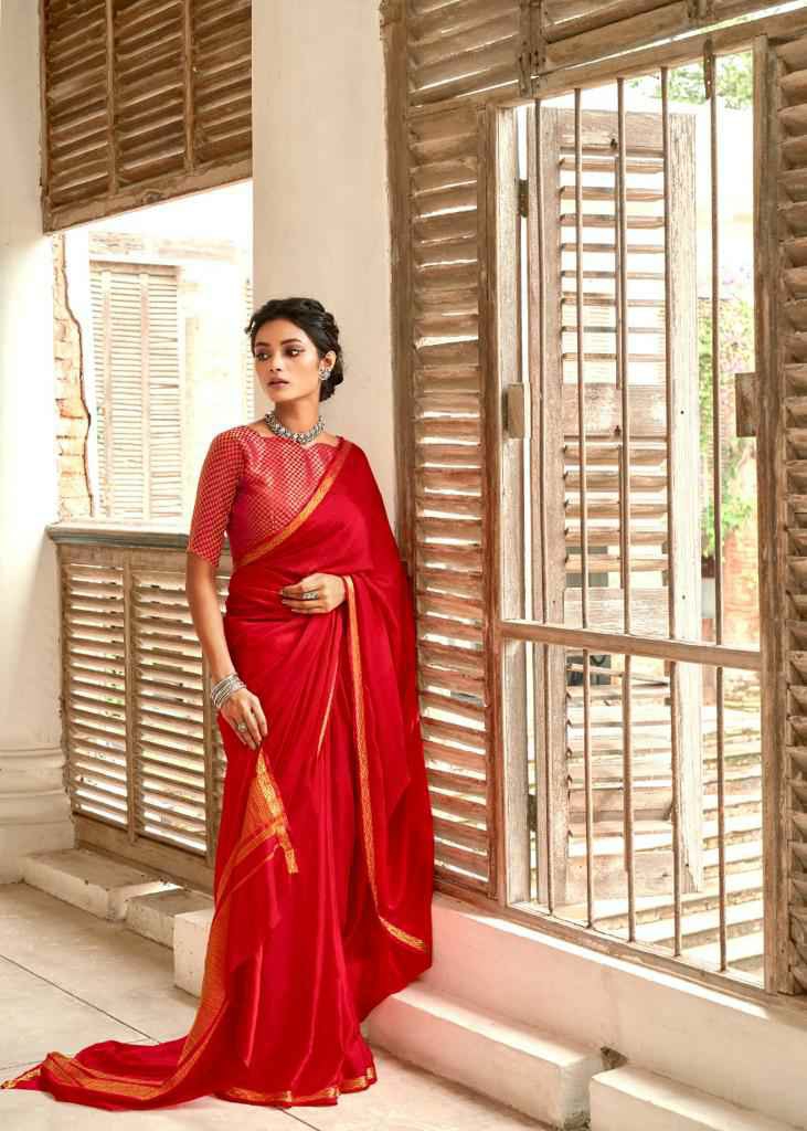 Lt Sarees Presents Nirmaya Fancy Designer Double Blouse Concept Pure Chinon Chiffon Sarees Catalogue Wholesaler And Exporters