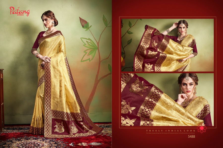 Patang Sarees Presents Anokhi Mongasilk Treaditional Wear Sarees Collection