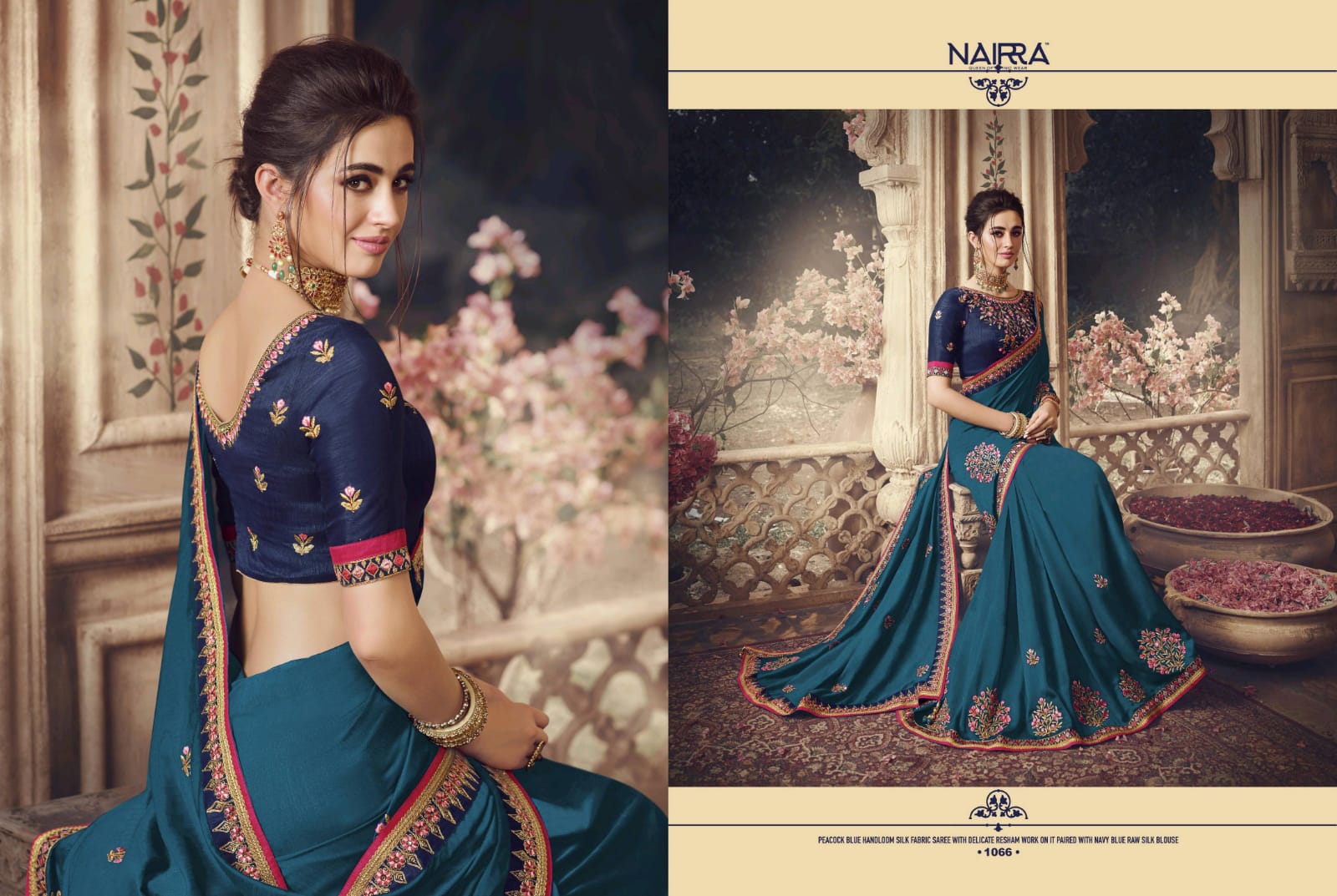Kathika By Nakkashi Fancy Designer Wedding And Party Wear Saree Looking Pretty Collection At Wholesale