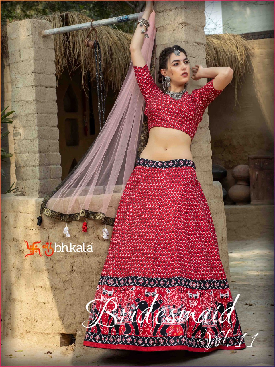 Subhkala Presents Bridesmaid Vol-11 Fancy Digital Printed Lehenga Choli Catalog Wholesaler And Exporters