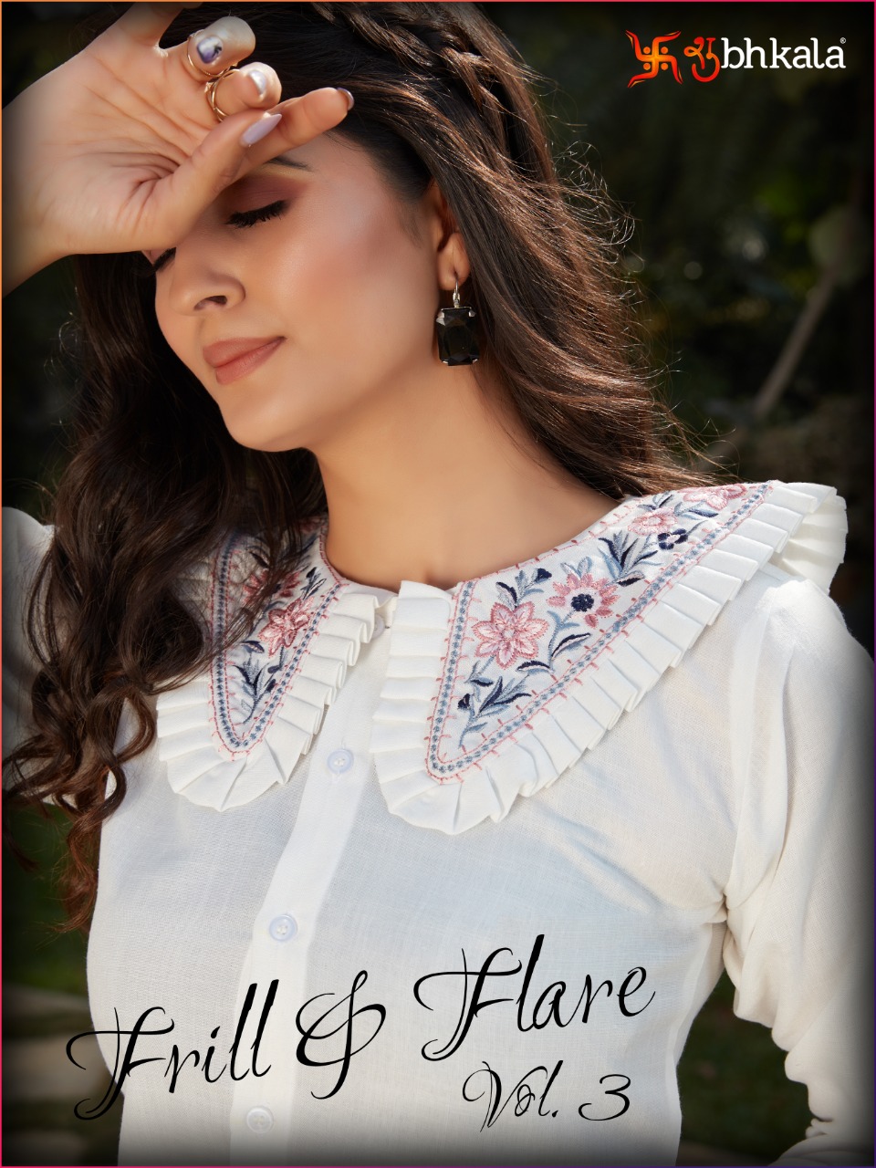 Subhkala Presents Frill And Flare Vol-3 Cotton With Georgette Crop-top Collection Designer Crop-top Collectio