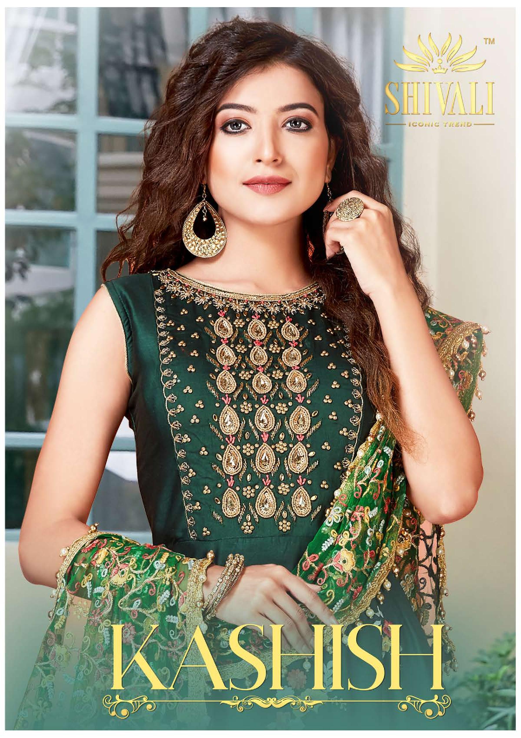 Shivali Presents Kashish Exclusive Designer Partywear Readymade Gown Catalog Wholesaler And Exporters