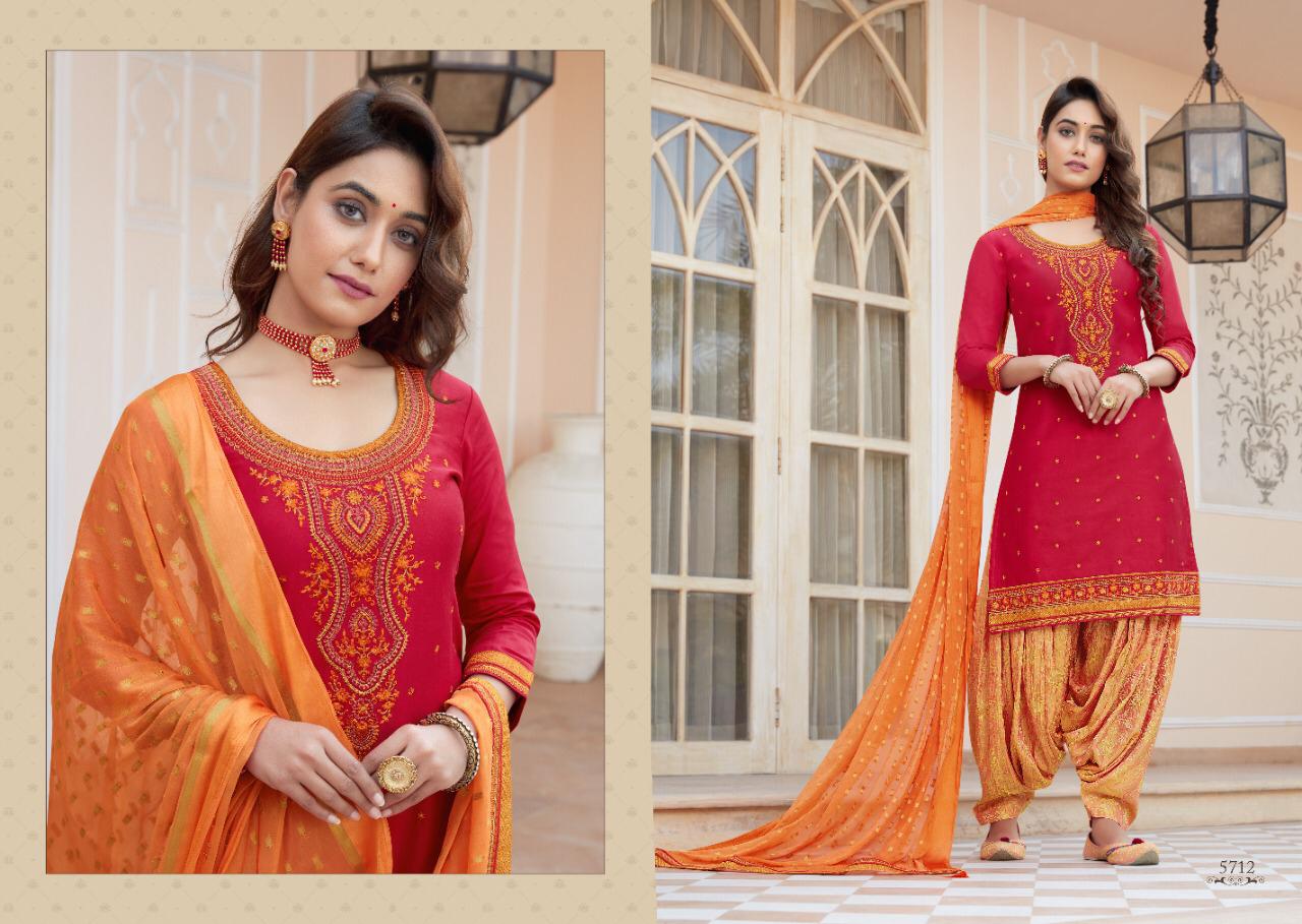 Kessi Presents Shangar By Patiala House Vol-19 Jam Silk Embroidery Work Patiyala Salwar Suit Wholesaler