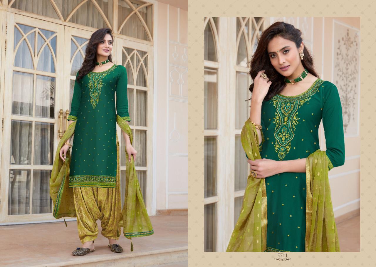 Kessi Presents Shangar By Patiala House Vol-19 Jam Silk Embroidery Work Patiyala Salwar Suit Wholesaler