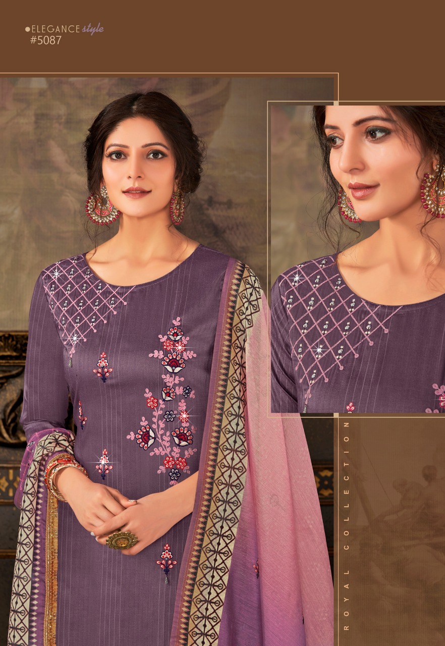 Lily And Lali Presents Madhubala Bemberg Silk Readymade Salwar Suit Cataloge Collection