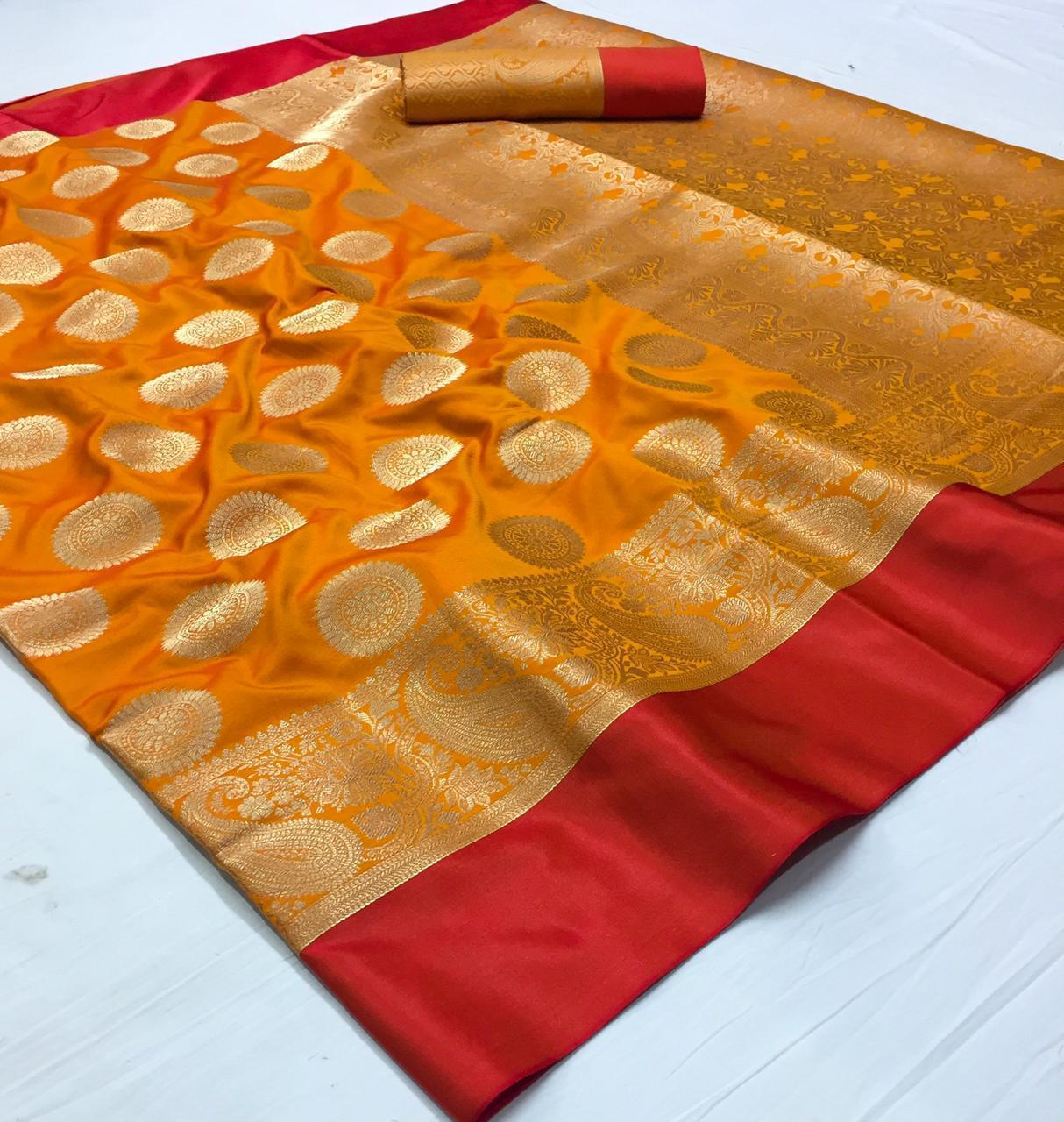 Rajtex Presents Kanishka Silk Traditional Wear Handloom Silk Sarees Catalog Wholeslaer