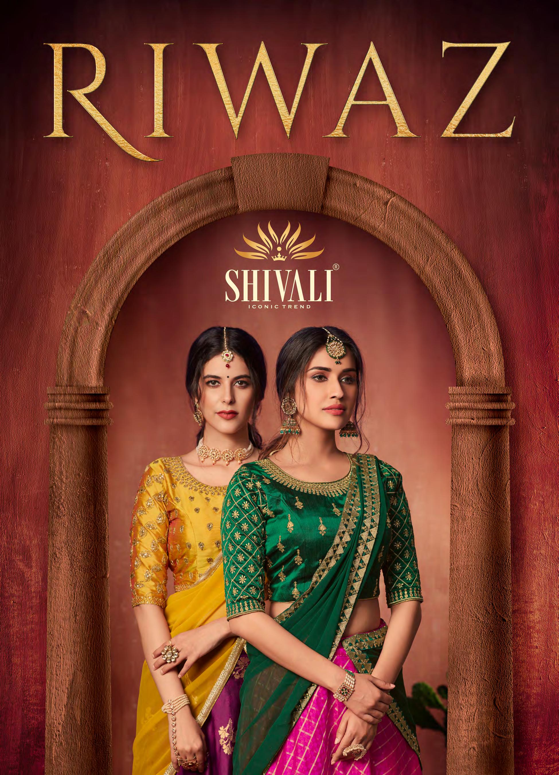 Shivali Presents Riwaz Indian Luxury Culture Beautiful Designer Fancy Readymade Lehenga Choli Catalog Wholesaler