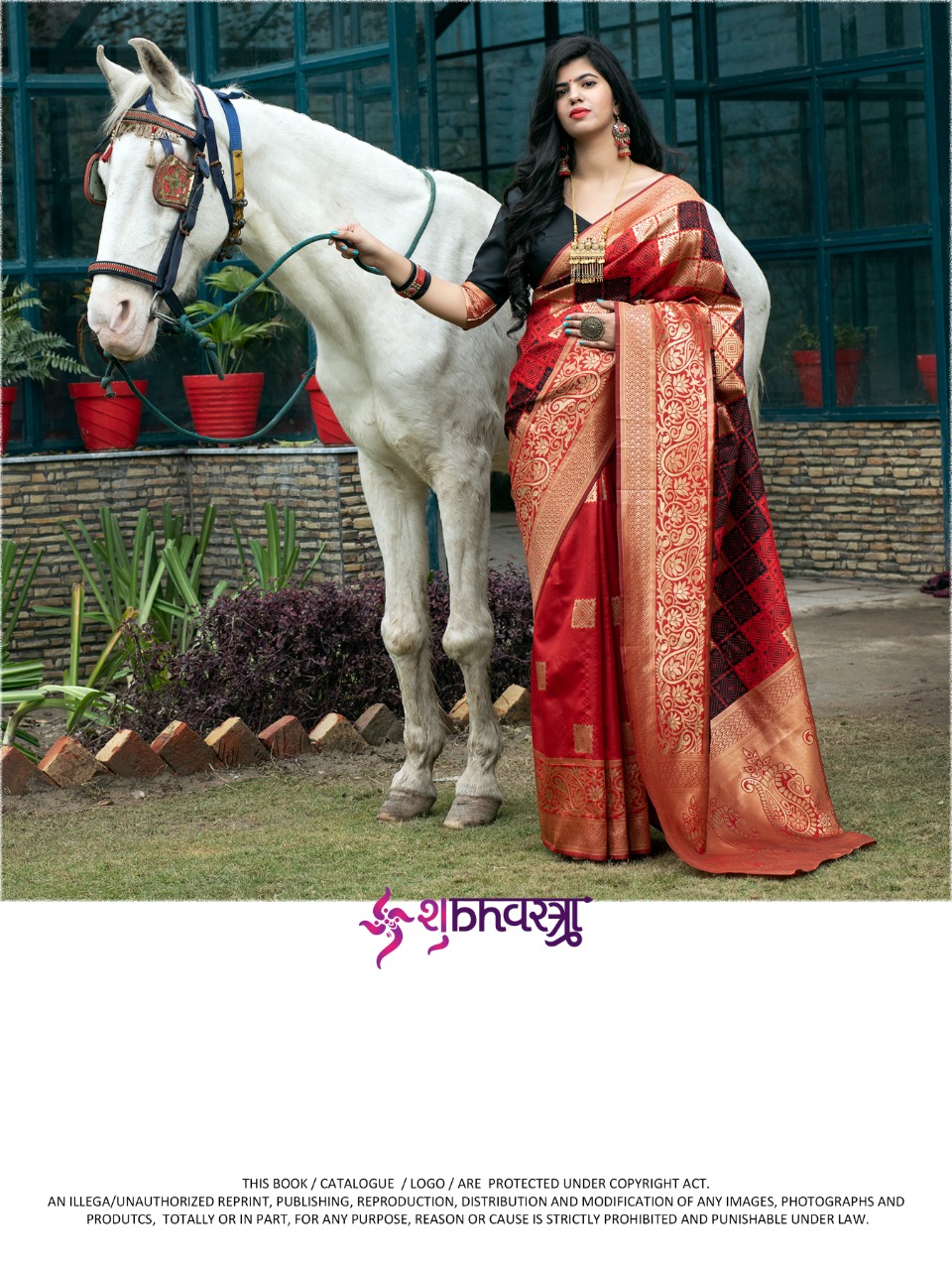 Shubh Vastra Presents Rajwadi Vol-2 Banarasi Silk Exclusive Designer Sarees Cataloge Wholesaler