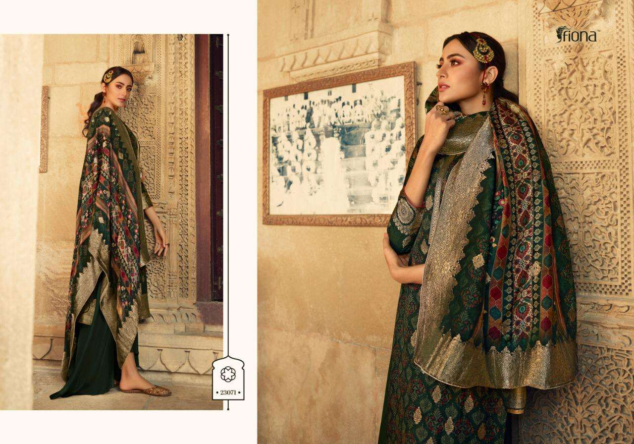 Fiona Presents Saanvi Heavy Designer Attractive Rich Looking Salwar Kameez Catalog Wholesaler And Exporter