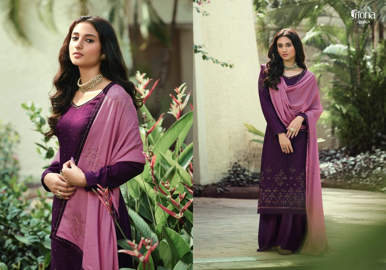 Fiona Presents Ujjwala Vol-5 Soft Silk Designer Plazzo Salwar Suit Wholesaler