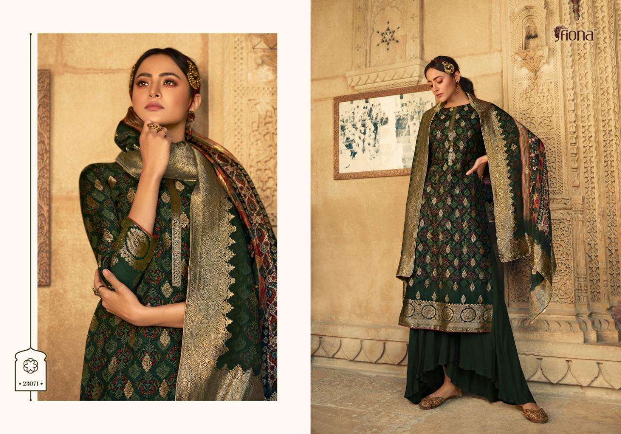 Fiona Presents Saanvi Heavy Designer Attractive Rich Looking Salwar Kameez Catalog Wholesaler And Exporter