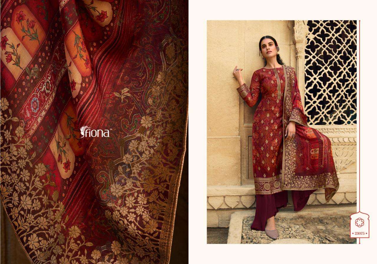 Fiona Presents Saanvi Heavy Designer Attractive Rich Looking Salwar Kameez Catalog Wholesaler And Exporter