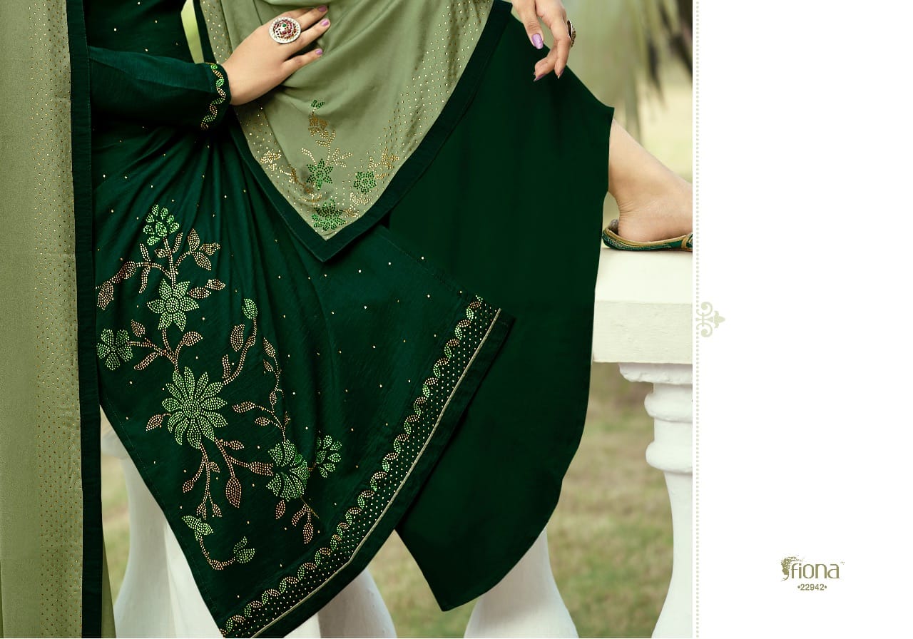 Fiona Presents Ujjwala Vol-5 Soft Silk Designer Plazzo Salwar Suit Wholesaler